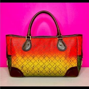 L.a.m.b St.Thomas tote Rasta like new